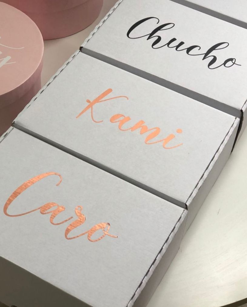 Caja sencilla Personalizada